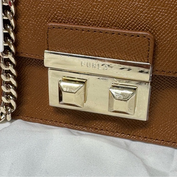 🤎SALE NWT $750 FURLA PUSH LOCK MULTIWAY BAG - Picture 3 of 12